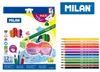 Milan Schachtel 12 Maxi Dreieckige Buntstifte + Spitzer Produktbild-Vorschau 3