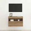 TV nástenná skriňa dub artisan 60 x 30 x 40 cm Kompozitné Náhľad obrázku produktu 4