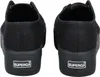 A pair of black platform sneakers shown from the back. Anteprima dell’immagine prodotto