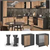 Mobile ad angolo cucina Vicco R-Line Rovere dorato 86 cm Anteprima dell’immagine prodotto 3