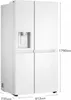 Amerikanischer kühlschrank 92cm 638l nofrost Lg GSLC40SWPE Produktbild-Vorschau 2