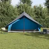 Tente familiale vidaXL avec toit, bleu et gris, 315 x 286 x Voir les images du produit 3