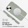 Accezz MagSafe Leather Backcover iPhone 15 - Light Grey Produktbild-Vorschau 3
