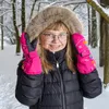 Rękawiczki Zimowe Jednopalczaste Różowe Narciarskie Podgląd zdjęcia produktu 17
