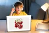MuchoWow® Laptop Aufkleber Sticker Cover Erdbeere - Produktbild-Vorschau 3