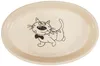 Nobby Bol céramique pour chats ovale 17 X 11 X 2,5 cm crème Voir les images du produit 3