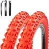 2 x Roverstone 26" pneus de vélo manteau de vélo rouge Voir les images du produit 1