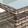 Polyrattan Gartenbank Sitzbank 2-Sitzer Gartenmöbel Produktbild-Vorschau 3