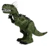Leantoys Grüner batteriebetriebener Dinosaurier bewegt sich Produktbild-Vorschau 3