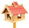 Vogelhaus Vögelhäuschen Holz Vogelfutterhaus Futterhaus XXL Produktbild-Vorschau 6