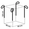 MIKONI 4 x BIG BAG Säcke 90x90x120cm bis 1000 KG Produktbild-Vorschau 4