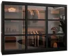 Kleiderschrank KATIE 3 - 250 cm, schwarz / schwarz Produktbild-Vorschau 2
