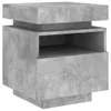 A concrete-effect nightstand with a shelf and a drawer. Produktbild-Vorschau