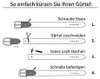 Damen Ledergürtel  GERMANY, 2 cm schmaler Basic Echtleder Produktbild-Vorschau 8