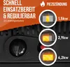 NAYVER Gasheizofen inkl. Schlauch und Druckminderer Camping Produktbild-Vorschau 2