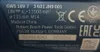A close-up view of a product label with technical specifications and manufacturer information. Produktbild-Vorschau