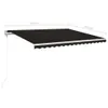 vidaXL Automatische Markise mit LED & Windsensor 450x350 cm Produktbild-Vorschau 9
