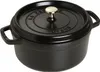Cocotte černá kulatá 24 cm Náhled obrázku produktu 1