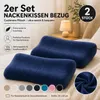 2er Set Nackenkissen Bezug 40–45 x 60–65 cm – Cashmere Produktbild-Vorschau 12