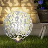 LED Solar-Steckleuchte, Lichteffekt, antik silber, H 41 cm Produktbild-Vorschau 9