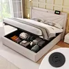 Letto imbottito Flieks 180x200cm con USB e Type-C, letto a Anteprima dell’immagine prodotto 1