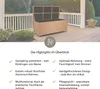 Auflagenbox Sienna Natur 155x73x60 cm handgeflochten, Produktbild-Vorschau 7