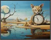 Wallario Wandbild Bewacher der Zeit, Größe: 40,30 x 50,30 Produktbild-Vorschau 1