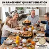 eluno Porte-objets à 2 étages avec porte-banane, corbeille Voir les images du produit 6