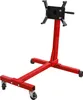 A red engine stand with a black mounting bracket is shown against a white background. Náhľad obrázku produktu