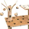 vidaXL Arbre à chat 125 cm Beige Voir les images du produit 7