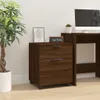 A mobile filing cabinet with two drawers is placed next to a potted plant and a desk with a computer monitor. Podgląd zdjęcia produktu
