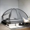 vidaXL Tenda a zanzariera Mongolia 220 Nero 200x200x135 cm Anteprima dell’immagine prodotto 3