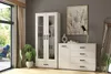 Kommode Vitrine 160 cm Futura F3 weiß Produktbild-Vorschau 4