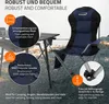 Hauki Campingstuhl faltbar, Blau, Angelstuhl mit Produktbild-Vorschau 5