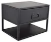 LOFT42 Djax Nachttisch Industrial - Schwebend - Schwarz Produktbild-Vorschau 1