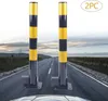 2Pcs Uzamykatelný bariérový sloupek Parkovací bariéra Náhled obrázku produktu 4