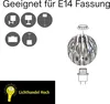E14 Lampenschirm Lampenglas Kunstoff Ersatzschirm für Lampe Produktbild-Vorschau 7