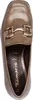 A top-down view of a single beige loafer shoe. Produktbild-Vorschau