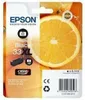 The image shows the packaging of an Epson ink cartridge with an orange slice graphic. Produktbild-Vorschau