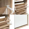 Wózek na buty 'Lund' z 5 lustrzanymi klapami 169 x 60 x 24 Podgląd zdjęcia produktu 7