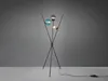 stehleuchte Lance156 cm Stahl/Glas 2 kg schwarz/türkis Produktbild-Vorschau 3