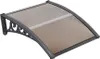 Vordach Haustür für Haustür und Terrasse,Polycarbonat Produktbild-Vorschau 2