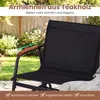 Panchina da giardino COSTWAY, panchina a dondolo a 2 posti Anteprima dell’immagine prodotto 7