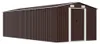 vidaXL Zahradní přístřešek 257x580x181 cm Kovový hnědý Náhled obrázku produktu 8