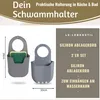 LS-LebenStil Silikon Schwammhalter 2´er Set Wasserhahn Produktbild-Vorschau 2