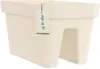 A cream-colored balcony planter box is shown against a white background. Anteprima dell’immagine prodotto