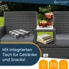 KESSER® Polyrattan Gartenbank 2-Sitzer Bank mit Produktbild-Vorschau 3