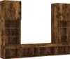 A modular shelving unit with a wood-like finish. Náhľad obrázku produktu