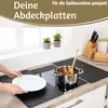 LS-LebenStil 2´er Set ESG Glas Herdabdeckplatten Schiefer Produktbild-Vorschau 6