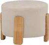Pouf Coffey, poggiapiedi Ø52,5cm marrone. Anteprima dell’immagine prodotto 8